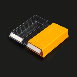 LEADLOONG F5-220 * 108*55MM Boîte à pièces en <span class=keywords><strong>plastique</strong></span> jaune Moulée par injection Stockage de vis pour composants électroniques <span class=keywords><strong>Bloc</strong></span> de construction - Product Image 1