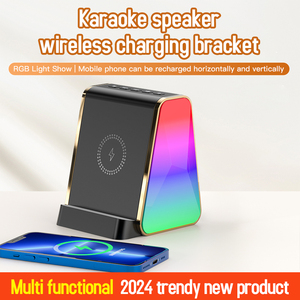 2024 özel Model çok fonksiyonlu HIFI BT 5.3 hoparlör 15W kablosuz LED ışıkları ile hızlı şarj - Product Image 5