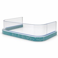 Panneaux en acrylique épais sur mesure, fabrication directe d'usine, OEM ODM, projet clé en main pour aquarium, parc marin, piscine