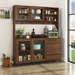 Factory Wholesale New Fashion Indoor Furniture Low Price <b>Sideboards</b> with More Design Kitchen Cabinet and Tableware - Product Image 3