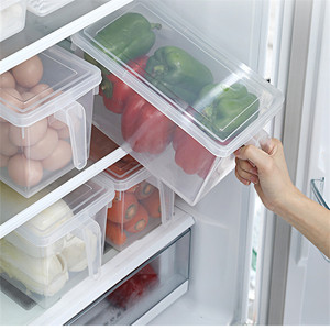 Thực Phẩm Lưu Trữ Container Đặt Nhà Bếp Và Phòng Ăn Tổ Chức Hộp Nhựa Với Nắp Đậy Lý Tưởng Cho Ngũ Cốc Rau - Product Image 1