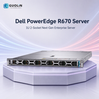 Server Rak PowerEdge R670 1U 2-Socket Dual LGA4710 32 Slot DDR5 E3.S NVMe Dual PSU Redundant 1500W Server Virtualisasi