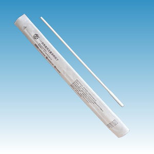 Pharyngeal Swabs Sterile Small Head Design Break Proof Crease Free For Influenza Pneumonia Chlamydia Sampling - Product Image 1