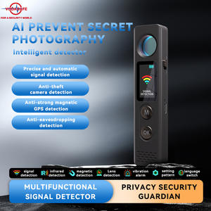 Détecteur anti-espion S33, détecteur de caméra cachée et de traceur GPS, détection de signal RF pour la protection de la vie privée à l'hôtel, en voiture et en voyage - Product Image 1