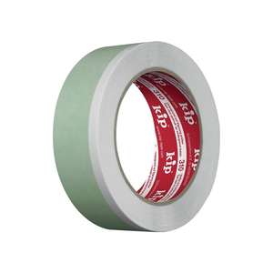 Ruban adhésif Kip Fabric Duoband 310 longueur 25 m largeur 35 mm vert/blanc - Product Image 1