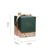 Elegante Goedkope Floding Decoratie Doos Decoratieve Geschenkdozen Papier Bruiloft Bruidsmeisje Gift Box