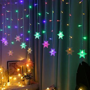 Guirlande lumineuse LED en forme d'étoile de Noël, IP44, lumière chaude, décoration, vente flash - Product Image 4