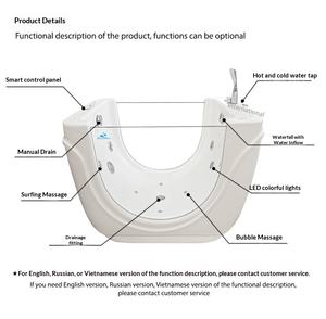 Bain de bébé <span class=keywords><strong>spa</strong></span> moderne autoportant en acrylique avec thermostat, jacuzzi, piscine, drain en acrylique blanc, massage, <span class=keywords><strong>spa</strong></span> pour bébé intérieur - Product Image 6