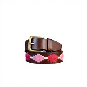 Natural Handmade Cow Hide Leather Belts Customizable Steel <b>Skull</b> Lightweight Eco-Friendly Men's Fashion Casual Pin Buckle 3.8CM - Product Image 2