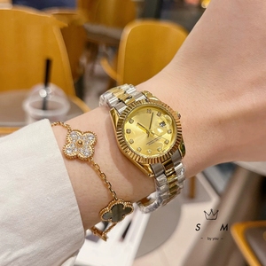 Set di Orologi al Quarzo in Acciaio Inossidabile per Coppie, Impermeabili, Orologi <span class=keywords><strong>da</strong></span> Polso alla Moda, <span class=keywords><strong>Regalo</strong></span> di San Valentino per Uomini e Donne - Product Image 4