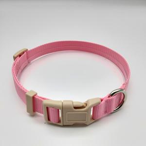 Collar de perro de nailon Martingale duradero para razas grandes Color sólido con decoración de cinta Collar simple para caminar sin tirones - Product Image 4