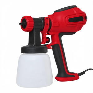 Pistola a Spruzzo Elettrica RYNEX 110V 220V 240V 700W HVLP Portatile con Serbatoio da 1200ml e 4 Ugelli per Pittori Professionisti - Product Image 1