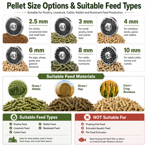Línea Completa de Producción de Pienso en Pellets para Ganado Vacuno, Ovino, Caprino, Porcino y Avícola, Incluye Trituración, Mezcla, Peletización y Empaquetado - Product Image 2