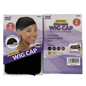 Zzi – perruque en Nylon extensible, bonnet de fermeture et bas, bonnet marron unisexe, bonnet de bas, bonnet de cheveux pour femmes et hommes - Product Image 6