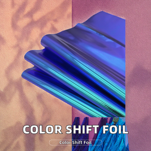 INVENT FOIL Generic PET Paper New Design <b>Blue</b> to Purple Colourful <b>Toner</b> Reactive Foil UV Digital Printing Hot Stamping Foil/ - Product Image 2