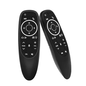 Mini télécommande intelligente sans fil G10 Pro, modèle 2020, fonction Gyroscope, télécommande vocale, pour Android, TV, Box, PC