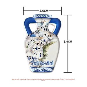 卸売ギリシャサントリーニ観光のお土産クリエイティブ樹脂磁気ステッカーと冷蔵庫マグネット装飾ギフト - Product Image 6