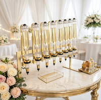 Décoration de mariage personnalisée, expérience olfactive parfumée, support doré pour 8 bouteilles de 500 ml, distributeur de parfum pour les organisateurs de mariages