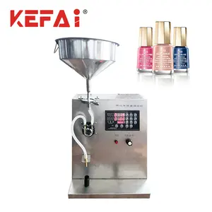 KEFAI pompa peristaltik nosel tunggal mesin pengisi botol pasta cat kuku Gel UV bisnis kecil