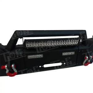 4X4บั๊มเปอร์แบบออฟโรดกันชนหน้าพร้อมไฟกระทิงบาร์ผลิตภัณฑ์สำหรับ Wrangler JK JL - Product Image 6