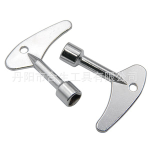 Clé à molette interne arrondie en acier inoxydable, métrique, à extrémité unique, manuelle, pour ascenseurs, compteurs d'eau, vannes - Product Image 2