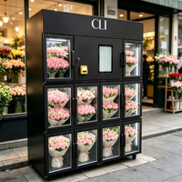 Distributeur automatique de fleurs intelligent JOYVEND, système de refroidissement MDB, libre-service, modulaire, capacité de 10 pièces, extérieur, rue, parc