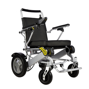 Fauteuil roulant électrique pliable léger tout-terrain avec commande par joystick et moteur - Product Image 4