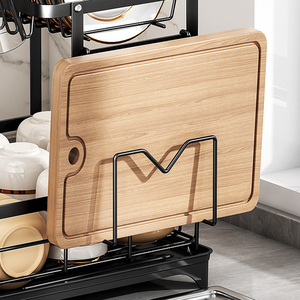 Escurridor de Platos Grande de 2 Niveles con Bandeja de Drenaje, Estante de Almacenamiento de Platos para Cocina, Escurridor de Tazas con Drenaje Automático - Product Image 4