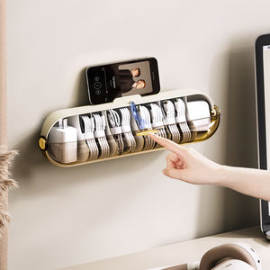 Organizador de calcetines de montaje en pared, organizador de sujetador, cajón que ahorra espacio, organizador de compartimento de armario - Product Image 2