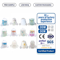 Échantillon Gratuit de Couches Jetables pour Bébé, Logo et Emballage Personnalisés, Couches Douces et Respirantes pour Bébé, pour les Soins du Bébé