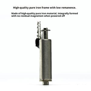 Vanne électromagnétique Push-Pull 12V électroaimant tubulaire rond, électroaimant miniature et bobine solénoïde DC - Product Image 3