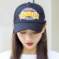 Gorra de Béisbol Unisex Van Saili para Adultos, Estilo Coreano de Primavera con Bordado de Letras y Hoja de Arce, Estilo Canadiense, Tela de Algodón, Modelo 1945