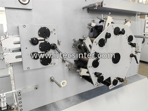 UGS62 6 Plus 2 Focus Double Side Automatic Garment Label Flexo Printing Machine, Wash Care Polyester Satin <strong>Flexographic</strong> <strong>Printer</strong> - Product Image 6