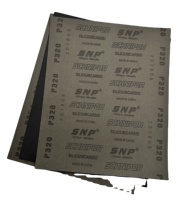 Papier abrasif en carbure de silicium direct usine, haute performance anti-colmatage pour l'élimination de la rouille sur la quincaillerie et la pierre