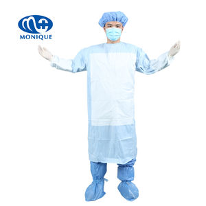 Niveau 2 Niveau <span class=keywords><strong>3</strong></span> Versterkte Chirurgische Toga Niet-geweven Chirurgische Toga 35-50 Gsm - Product Image 1