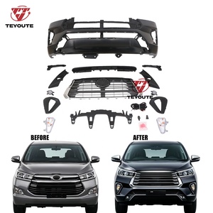 Kit carrosserie modifié TEYOTE, pare-chocs avant et calandre compatibles avec <span class=keywords><strong>TOYOTA</strong></span> Innova 2016, mise à niveau vers le modèle Crysta <span class=keywords><strong>2022</strong></span>. - Product Image 1