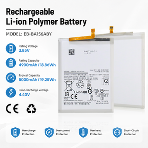 For Samsung Li-ion <b>Battery</b> Pack EB-BA156ABY 3.85V 4900mAh <b>Rechargeable</b> Mobile Phone <b>Battery</b> Made in China - Product Image 4
