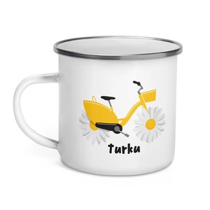 OEM Outdoor Camping Custom Printed Colored Pantone Color Enamel <strong>Tin</strong> Coffee Cup Enamelware <strong>Mug</strong> - Product Image 5