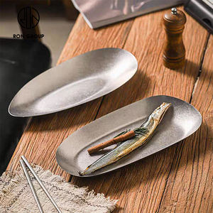 ชุดจานชามสเตนเลสสตีลสีเงินชุดรับประทานอาหารเครื่องใช้บนโต๊ะอาหารสำหรับบ้านโรงแรมร้านอาหารออกแบบได้ตามต้องการ - Product Image 2