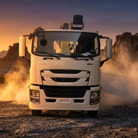 Grue sur camion Isuzu FVR GIGA 8 tonnes à flèche articulée en 5 sections |   Hauteur de levage de 18,8 m, moment de charge élevé, fiable, économe en carburant, global
