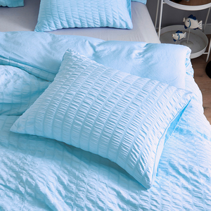 Hiện Đại Sang Trọng Màu Xanh Duvet Bìa Châu Âu-Phong Cách In Bộ Đồ Giường Set Cho Trẻ Em Dệt Kỹ Thuật Cho Nhà Sử Dụng - Product Image 3