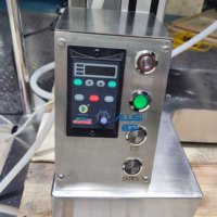 Homogénéisateur sous vide à cisaillement élevé avec cuve en verre de petite capacité, machine d'émulsification motorisée pour produits chimiques cosmétiques, laboratoire automatique