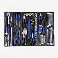 Ensemble de 86 outils de sécurité automobile avec cliquet, outils de taille-haie, outils à main en acier au carbone chromé pour la réparation automobile