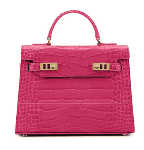 Bolso de Mujer de Piel Sintética de Alta Calidad con Diseño de Cocodrilo, Logotipo Personalizado, OEM, ODM, Bolso de Mano Clásico para Mujer - Product Image 1