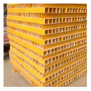 La pultrusion de matériau de construction de GRP profile le profil rond carré rectangulaire du tube FRP Pultruded de fibre de verre pour la balustrade - Product Image 2