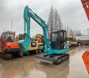 Miniexcavadora usada Kobelco SK75 de 7 toneladas excavadoras de segunda mano SK35SR SK50SR SK55SR SK60 SK70SR en stock, el mayor proveedor de Shanghái - Product Image 5