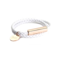 Bracelet en Cuir Sini Jewelry Vente Chaude 2020, Double Corde en Cuir, Fermoir Magnétique, Logo Gravé, pour Amoureux de la Mode