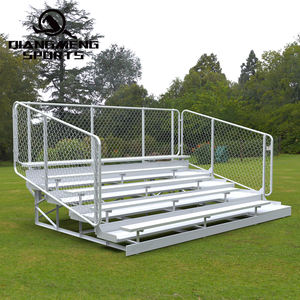 ที่นั่งอัลลูมิเนียม 5 แถว ลานจอดคุณภาพสูงพร้อมราวกั้น - Product Image 1