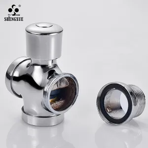 Válvula <span class=keywords><strong>de</strong></span> Descarga Manual <span class=keywords><strong>de</strong></span> Latón <span class=keywords><strong>de</strong></span> Alta Resistencia con Retardo y Cierre Automático para Baños Públicos Comerciales - Product Image 4