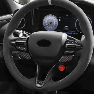 Accesorios Decorativos Interiores para Auto, Shasha de Fibra de Carbono, Atajos de Modo de Conducción Personalizados para I20N I30N N 2021-2026 - Product Image 2